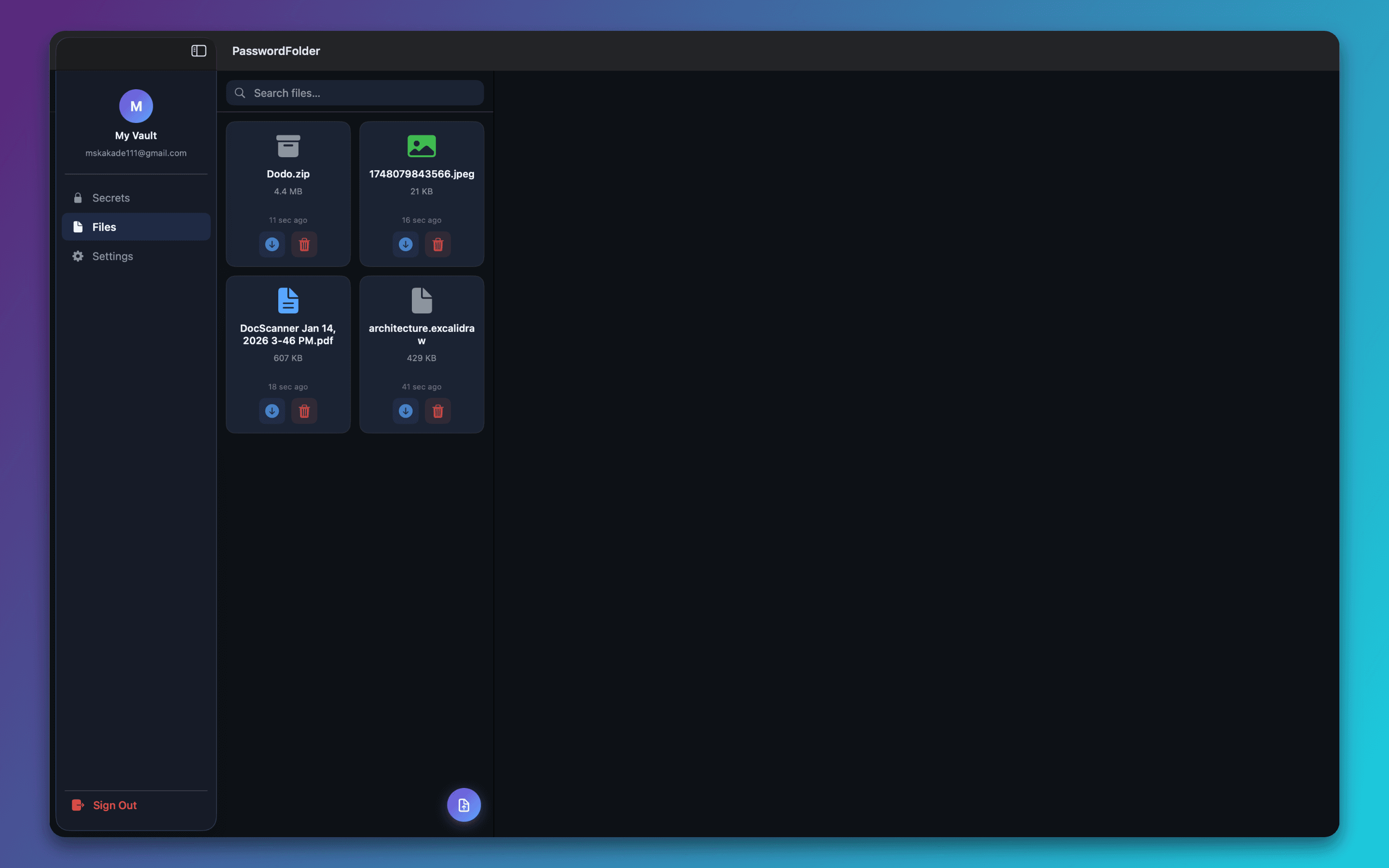 Password Folder screenshot 2