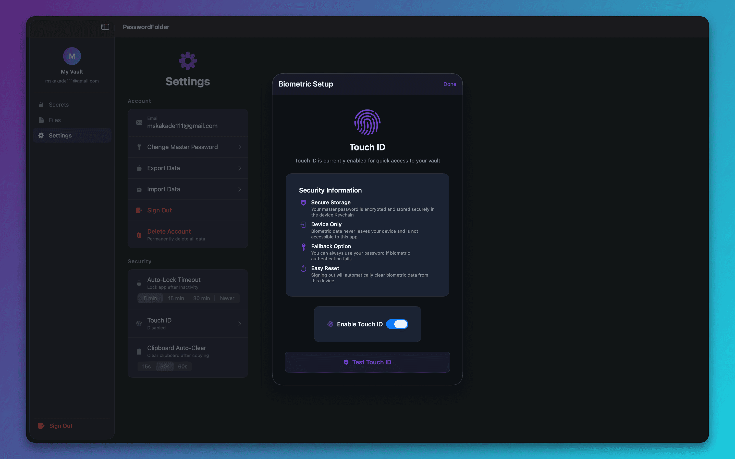 Password Folder screenshot 5